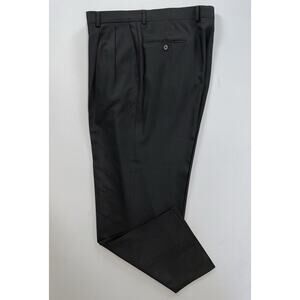Linea Naturale Italy Lanificio Comero Wool Pleated Dress Pants, Slacks. 36X29.5